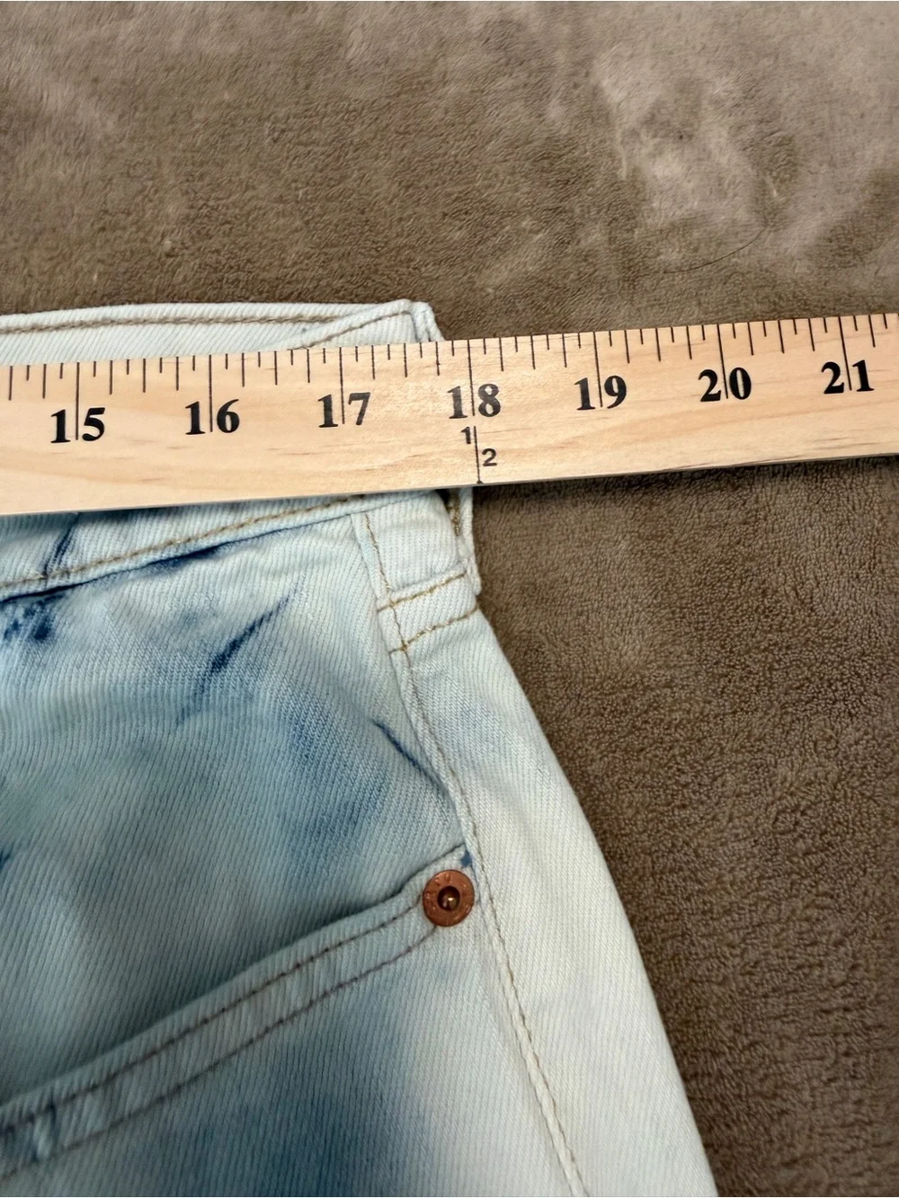 Levi’s 541 Athletic Fit Taper Tie Dye Blue White Jeans Streetwear Grunge Sz32/32